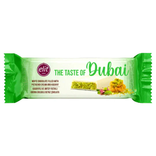 Elit – Chocolat Blanc Fourré Pistache – 90g