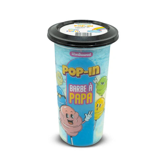 Barbe à Papa Tutti Frutti – Iconiksweet Pop In (Pot 60 g)