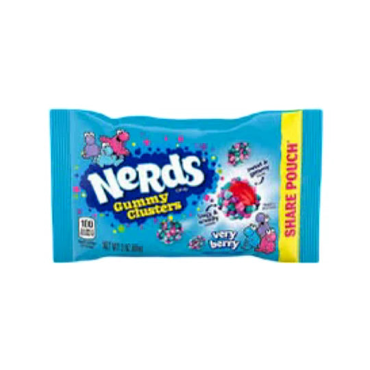 Nerds Gummy Clusters Very Berry 85g - Nerds Bonbon