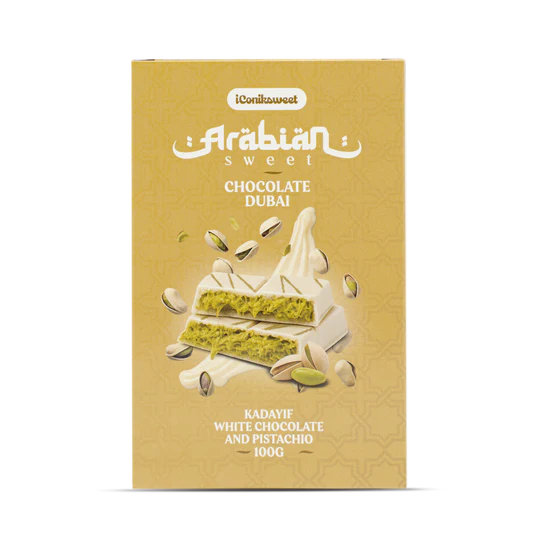iConiksweet – Chocolat Blanc & Pistache – 100g