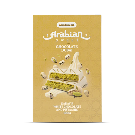 iConiksweet – Chocolat Blanc & Pistache – 100g