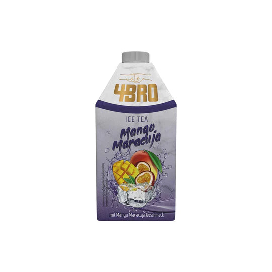 4BRO Ice Tea Mango Maracuja 500ml - Thé Froid Mangue