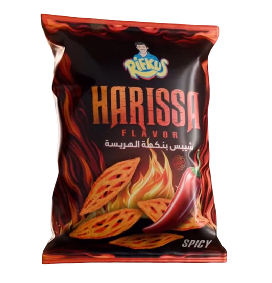 Rifkus Chips – Goût Harissa – 55g
