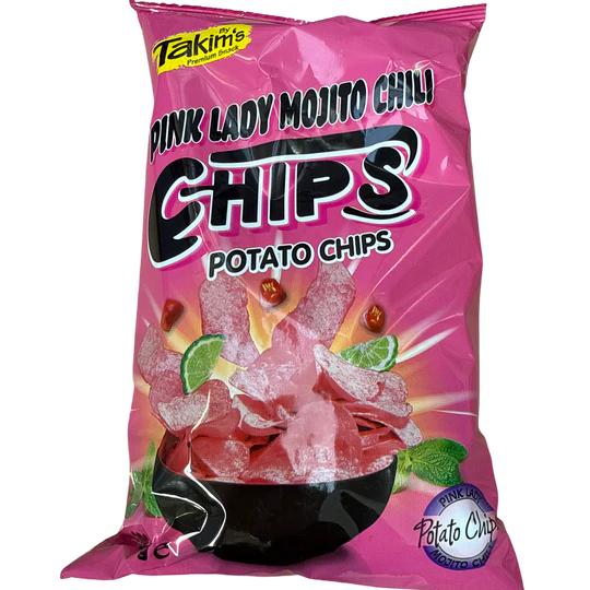 Takim’s Pink Lady Mojito Chili – Chips de Pommes de Terre – 100g