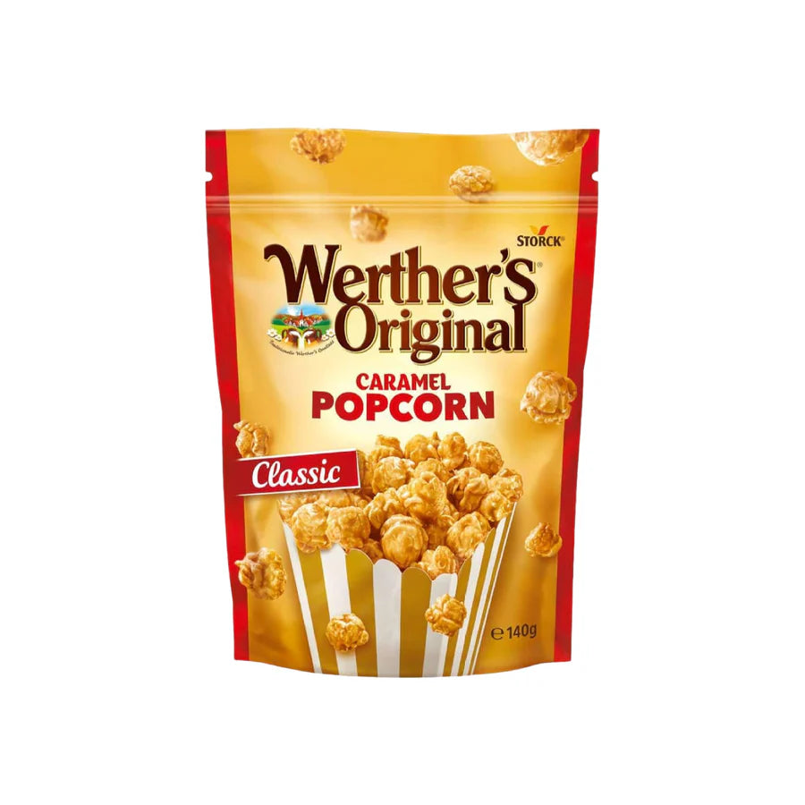 Werther’s Original Caramel Popcorn Classic – 140g | Popcorn au Caramel Beurre Salé