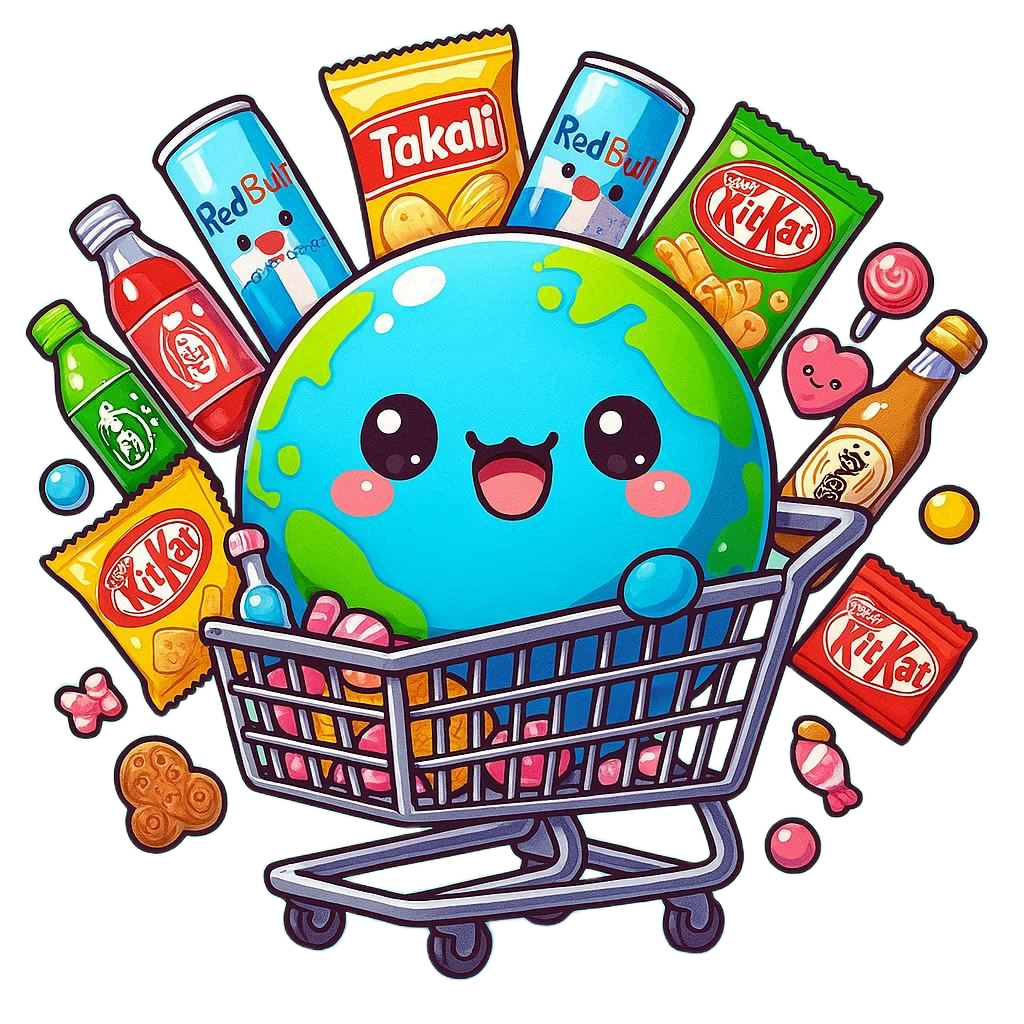 monde kawai avec produits sans fond