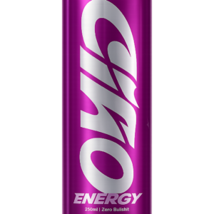 canette ciao energy pomme rhubarbe 250ml boisson énergisante